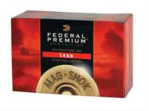 10 Gauge 10 Rounds Ammunition Federal Cartridge 3 1/2" 2 oz Lead #4